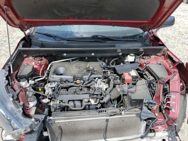 2T3H1RFV8MW131105 - 2021 TOYOTA RAV4 LE RED photo 12