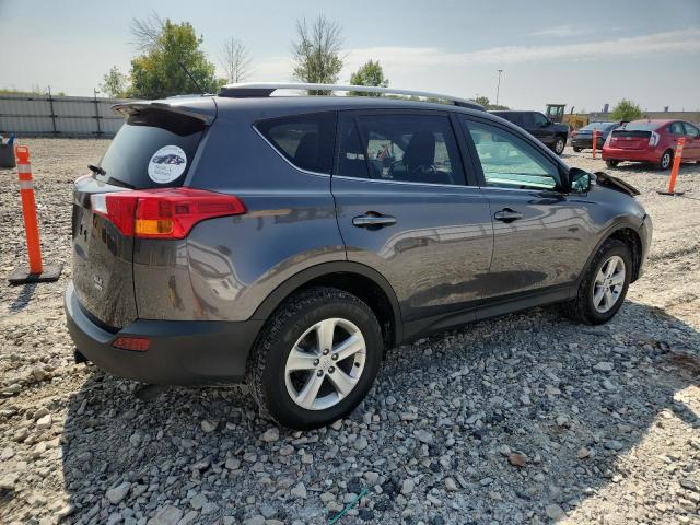 2T3RFREVXEW165765 - 2014 TOYOTA RAV4 XLE GRAY photo 3