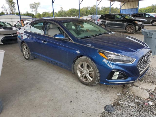 5NPE34AF5JH721345 - 2018 HYUNDAI SONATA SPORT BLUE photo 4