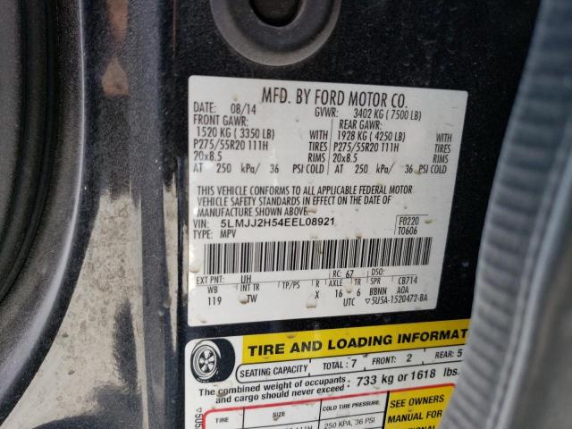 5LMJJ2H54EEL08921 - 2014 LINCOLN NAVIGATOR 黑色 照片 14