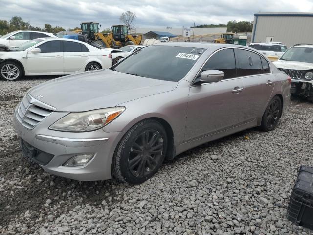 KMHGC4DD6DU241985 - 2013 HYUNDAI GENESIS 3.8L SILVER photo 1