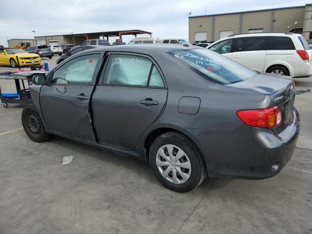 2T1BU4EE7AC350807 - 2010 TOYOTA COROLLA BASE GRAY photo 2