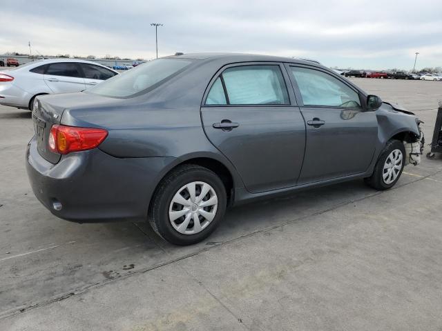 2T1BU4EE7AC350807 - 2010 TOYOTA COROLLA BASE GRAY photo 3