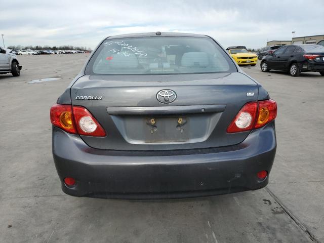 2T1BU4EE7AC350807 - 2010 TOYOTA COROLLA BASE GRAY photo 6