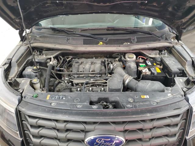 1FM5K8AR7KGB23683 - 2019 FORD EXPLORER POLICE INTERCEPTOR Чорний фото 12