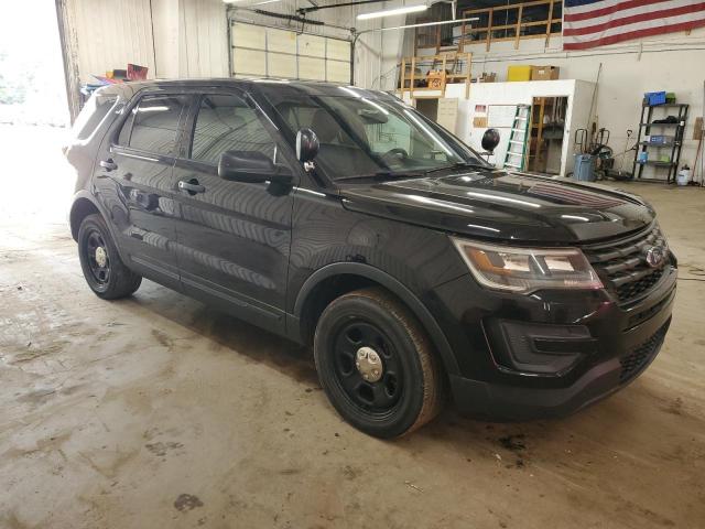 1FM5K8AR7KGB23683 - 2019 FORD EXPLORER POLICE INTERCEPTOR Чорний фото 4