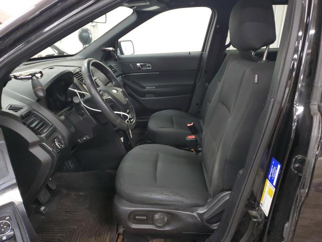 1FM5K8AR7KGB23683 - 2019 FORD EXPLORER POLICE INTERCEPTOR Чорний фото 7