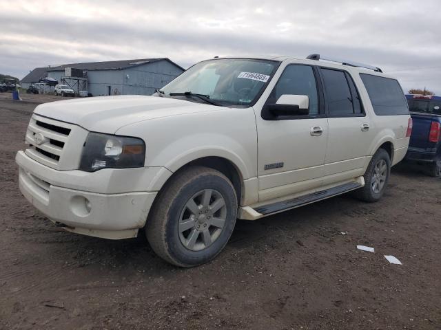 1FMFK20518LA18010 - 2008 FORD EXPEDITION EL LIMITED WHITE photo 1