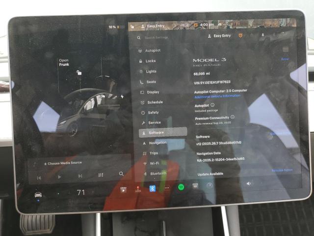 5YJ3E1EA1JF167623 - 2018 TESLA MODEL 3 GRAY photo 9