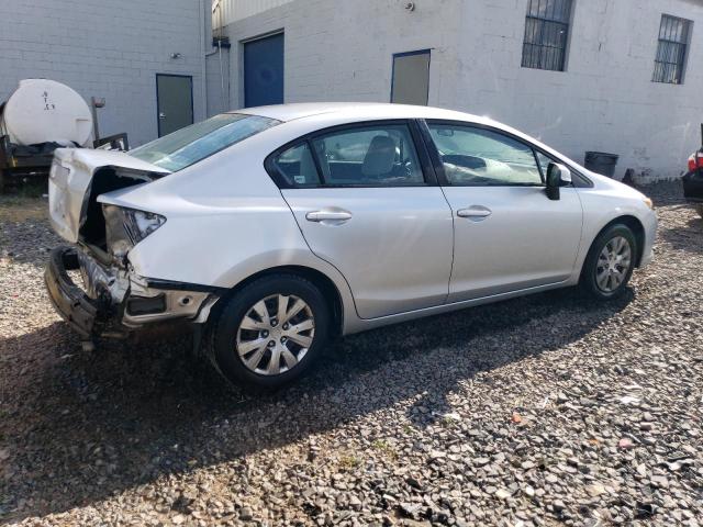 2HGFB2F53CH612746 - 2012 HONDA CIVIC LX SILVER photo 3