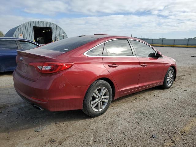 5NPE24AFXGH264706 - 2016 HYUNDAI SONATA SE RED photo 3