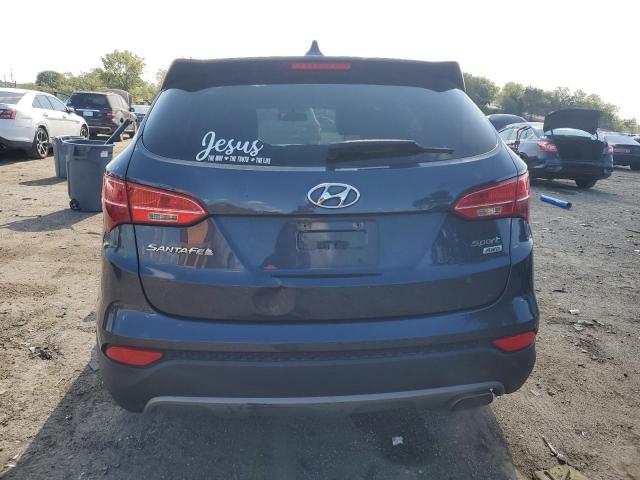 5XYZTDLB6FG252678 - 2015 HYUNDAI SANTA FE SPORT BLUE photo 6