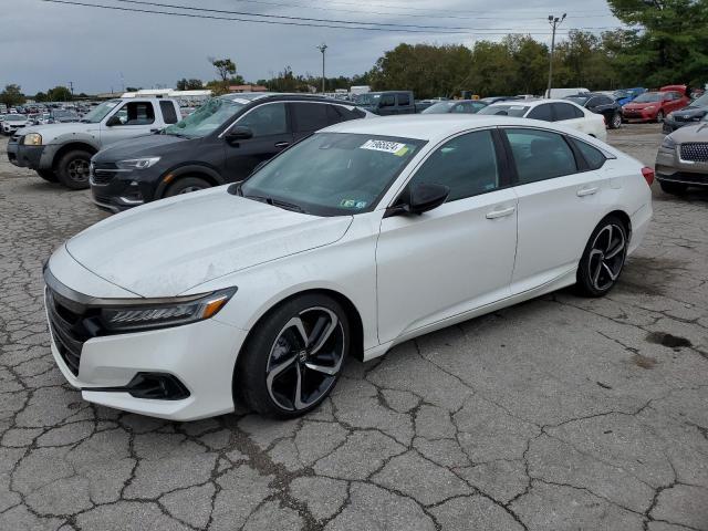 1HGCV1F31MA096888 - 2021 HONDA ACCORD SPORT WHITE photo 1