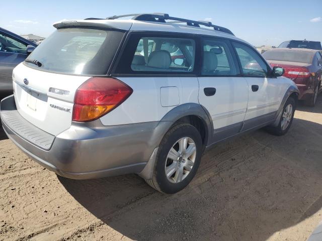 4S4BP61C357355416 - 2005 SUBARU LEGACY OUTBACK 2.5I WHITE photo 3