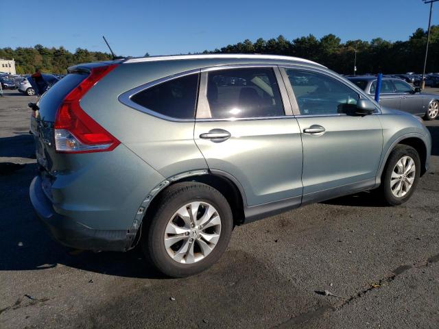 5J6RM4H71CL015351 - 2012 HONDA CR-V EXL GREEN photo 3