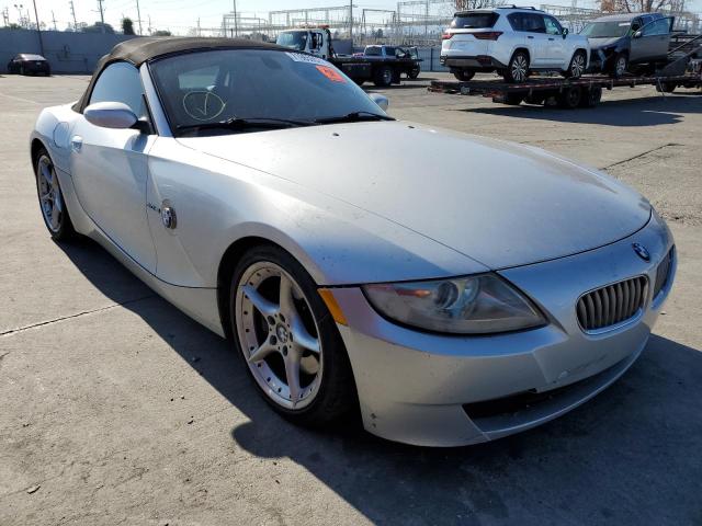 4USBU53556LX01720 - 2006 BMW Z4 3.0SI SILVER photo 4