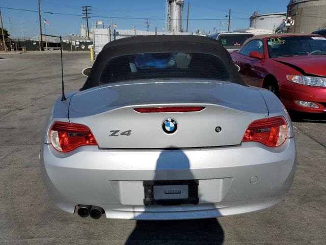 4USBU53556LX01720 - 2006 BMW Z4 3.0SI SILVER photo 6