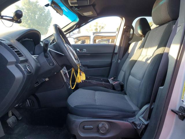 1FM5K8AR6EGB63886 - 2014 FORD EXPLORER POLICE INTERCEPTOR Gümüş foto 7