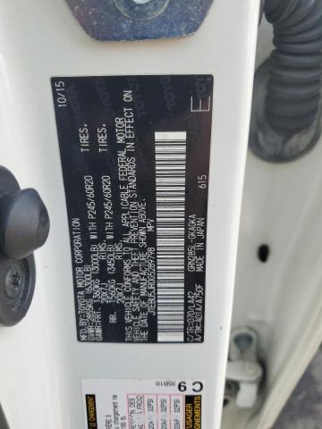 JTEBU5JR0G5289798 - 2016 TOYOTA 4RUNNER SR5/SR5 PREMIUM WHITE photo 13