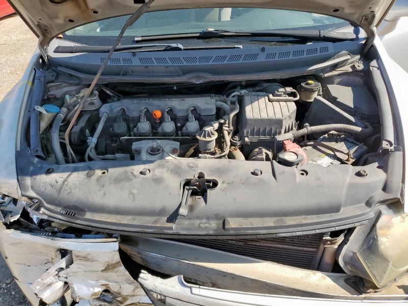 1HGFA168X8L016454 - 2008 HONDA CIVIC EX SILVER photo 11