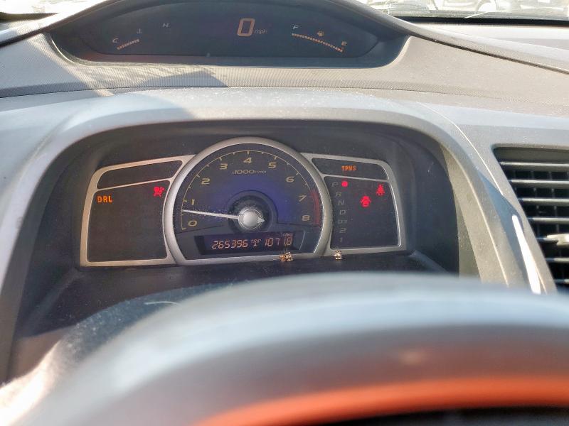 1HGFA168X8L016454 - 2008 HONDA CIVIC EX SILVER photo 9