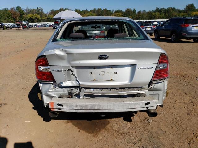 4S3BL616X57212473 - 2005 SUBARU LEGACY 2.5I SILVER photo 6