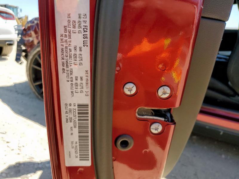 2C3CDZBT7JH265500 - 2018 DODGE CHALLENGER R/T BURGUNDY photo 13