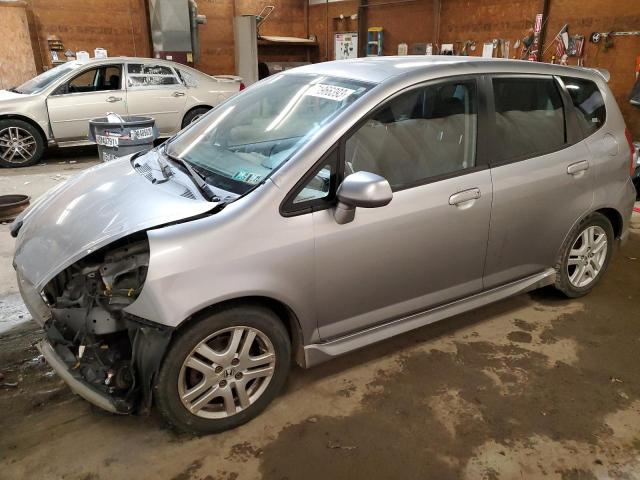 JHMGD38667S067681 - 2007 HONDA FIT S SILVER photo 1