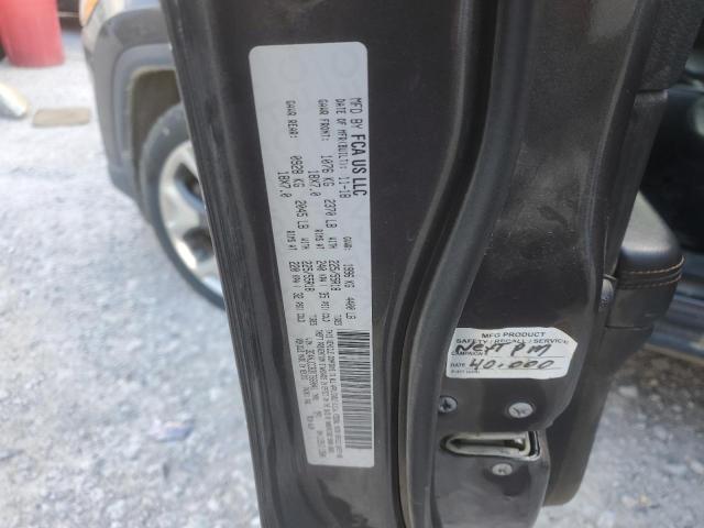 3C4NJCCB3KT660041 - 2019 JEEP COMPASS LIMITED رمادي صورة 13