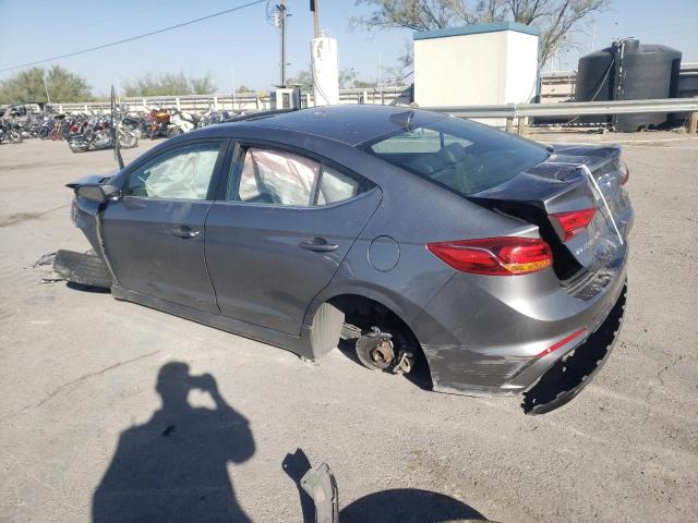 KMHD04LB2JU485348 - 2018 HYUNDAI ELANTRA SPORT GRAY photo 2