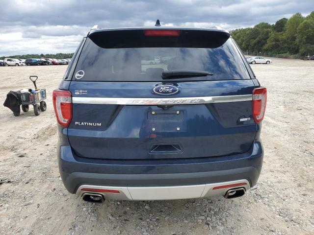 1FM5K8HT5GGB69327 - 2016 FORD EXPLORER PLATINUM BLUE photo 6