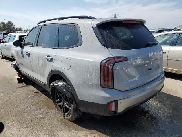 5XYP5DGC2PG399408 - 2023 KIA TELLURIDE SX GRAY photo 2