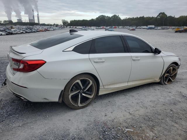 1HGCV1F30NA024081 - 2022 HONDA ACCORD SPORT WHITE photo 3