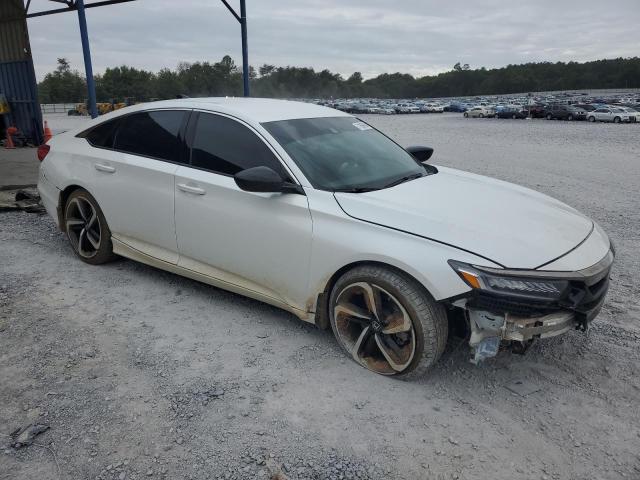 1HGCV1F30NA024081 - 2022 HONDA ACCORD SPORT WHITE photo 4