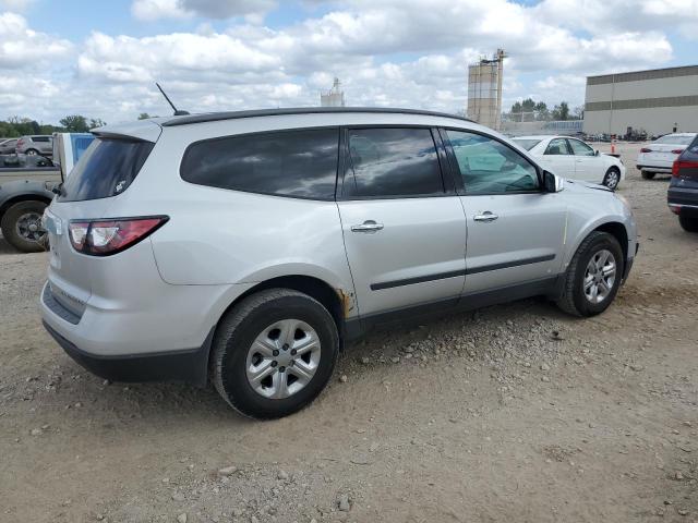 1GNKRFKD5DJ250293 - 2013 CHEVROLET TRAVERSE LS SILVER photo 3