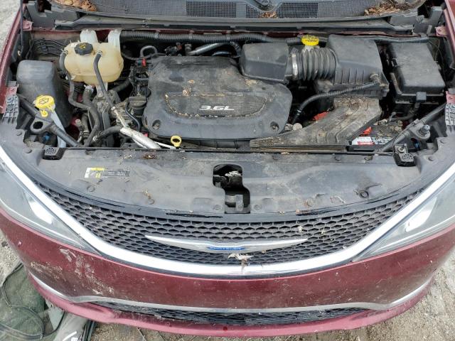 2C4RC1EG1JR131228 - 2018 CHRYSLER PACIFICA TOURING L PLUS MAROON photo 11