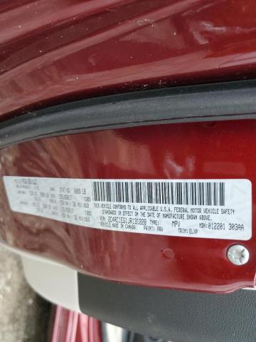 2C4RC1EG1JR131228 - 2018 CHRYSLER PACIFICA TOURING L PLUS MAROON photo 12