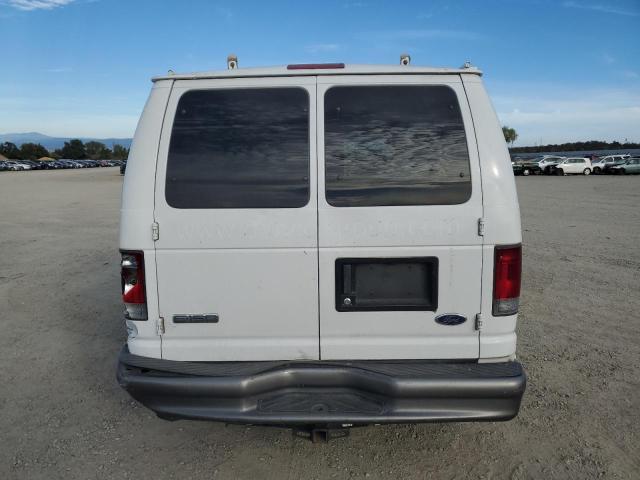 1FTRE14WX6DA07133 - 2006 FORD ECONOLINE E150 VAN WHITE photo 6