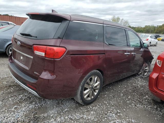 KNDME5C14F6020312 - 2015 KIA SEDONA SXL MAROON photo 3