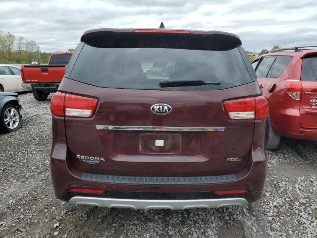 KNDME5C14F6020312 - 2015 KIA SEDONA SXL MAROON photo 6