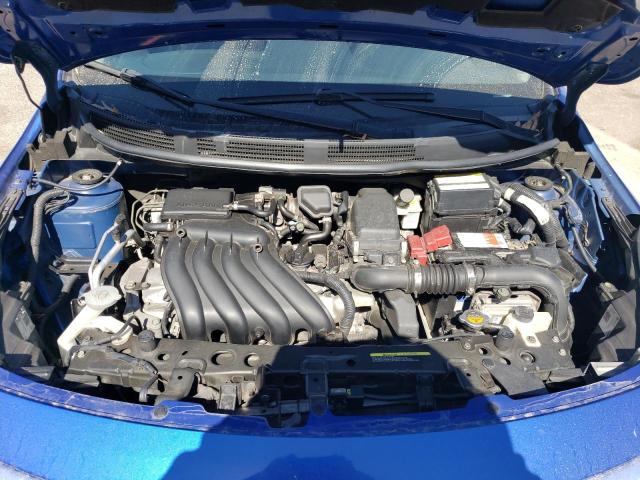 3N1CN7AP7FL952348 - 2015 NISSAN VERSA S BLUE photo 11