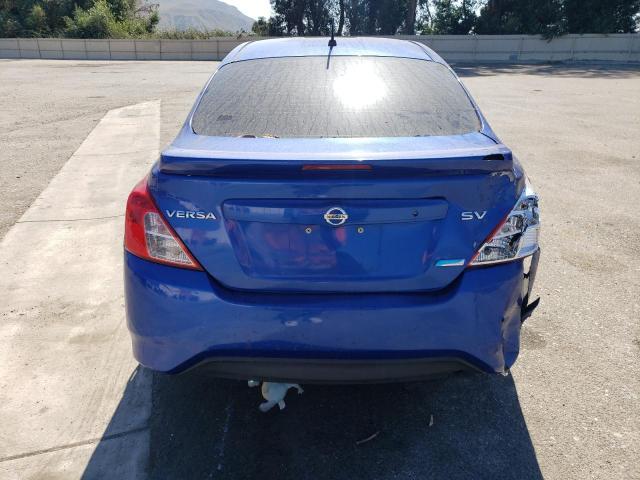 3N1CN7AP7FL952348 - 2015 NISSAN VERSA S BLUE photo 6