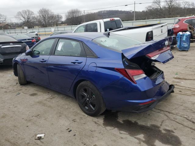 5NPLS4AG1MH005548 - 2021 HYUNDAI ELANTRA SEL BLUE photo 2