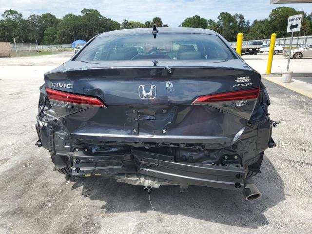 2HGFE2F53PH515673 - 2023 HONDA CIVIC SPORT GRAY photo 6
