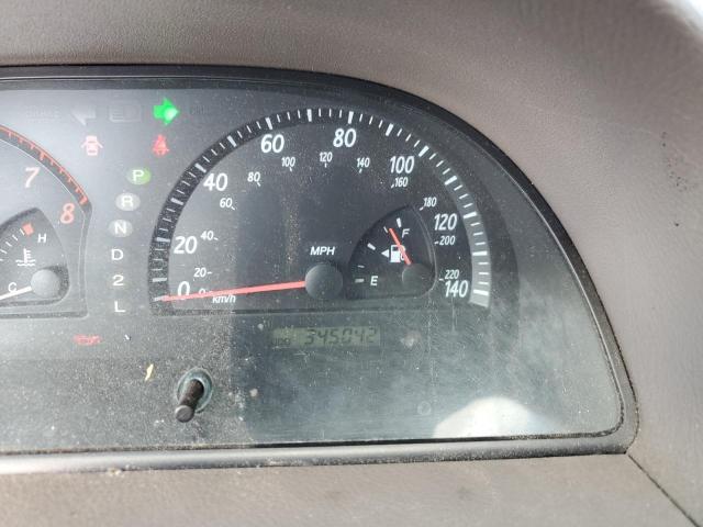 4T1BE32K72U586648 - 2002 TOYOTA CAMRY LE BLUE photo 9