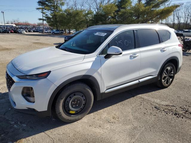 5NMS53AA1KH045261 - 2019 HYUNDAI SANTA FE LIMITED WHITE photo 1