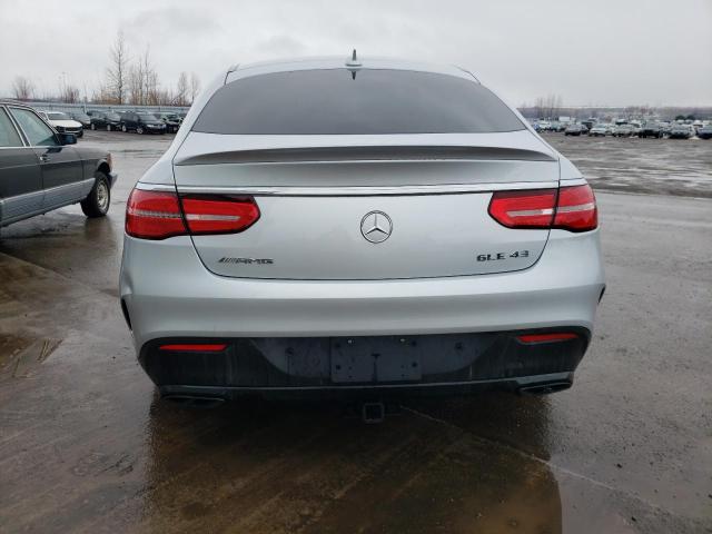 4JGED6EB5JA121265 - 2018 MERCEDES-BENZ GLE COUPE 43 AMG SILVER photo 6