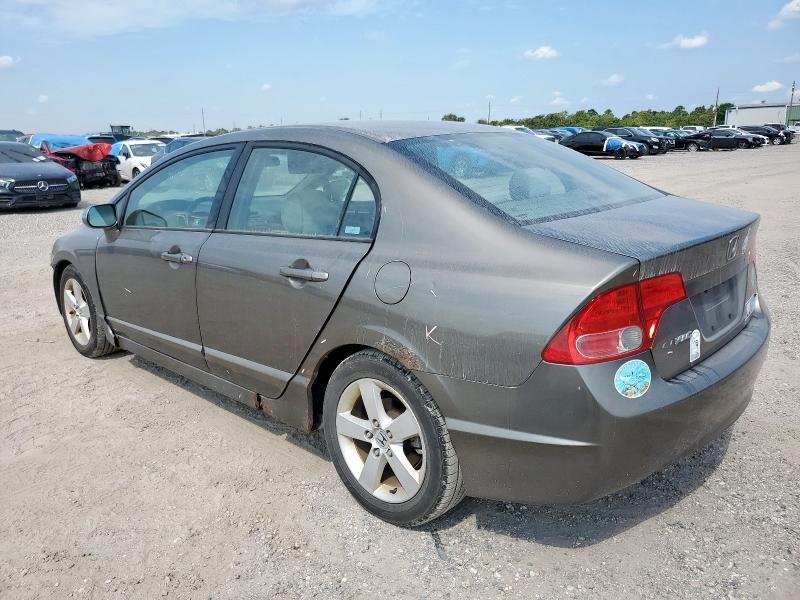 1HGFA16816L038372 - 2006 HONDA CIVIC EX BROWN photo 2