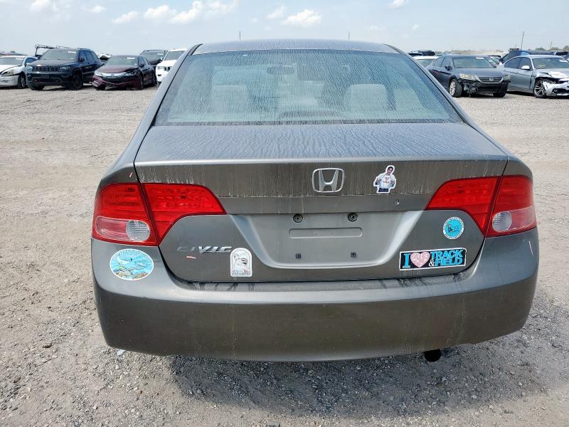 1HGFA16816L038372 - 2006 HONDA CIVIC EX BROWN photo 6