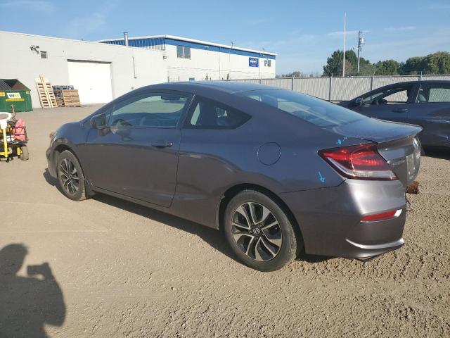2HGFG3B55EH001844 - 2014 HONDA CIVIC LX رمادي صورة 2